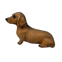 Magideal - Estatua De Perro Salchicha, Figura De Perro Salchicha, Escultura De Resina, Coleccionable, Arte Creativo Nórdico, Artesanía Para Dormitorio, Estanterí 175 Cm X 65 Cm X 115 Cm