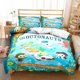 thumbnail image 1 of v480 Bed Sheets Cartoon Octonauts Bedding Set,Duvet Cover Comforter Bed Set Quilt Cover Pillowcase,King Queen Twin Size Boys Girls Adults 3-Piece Bedding Set (1 Duvet Cover + 2 Pillow Shams) Bed Sheet, 1 of 5
