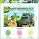 thumbnail image 2 of Cartel De Cumpleaños De Trash Truck 150 X 90 Cm Con 18 Globos, 2 of 7