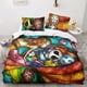 thumbnail image 1 of Christmas Horror Night Quilt Cover Bed Set Pillowcase Queen Size3-Piece Bedding Set (1 Duvet Cover + 2 Pillow Shams), 1 of 5