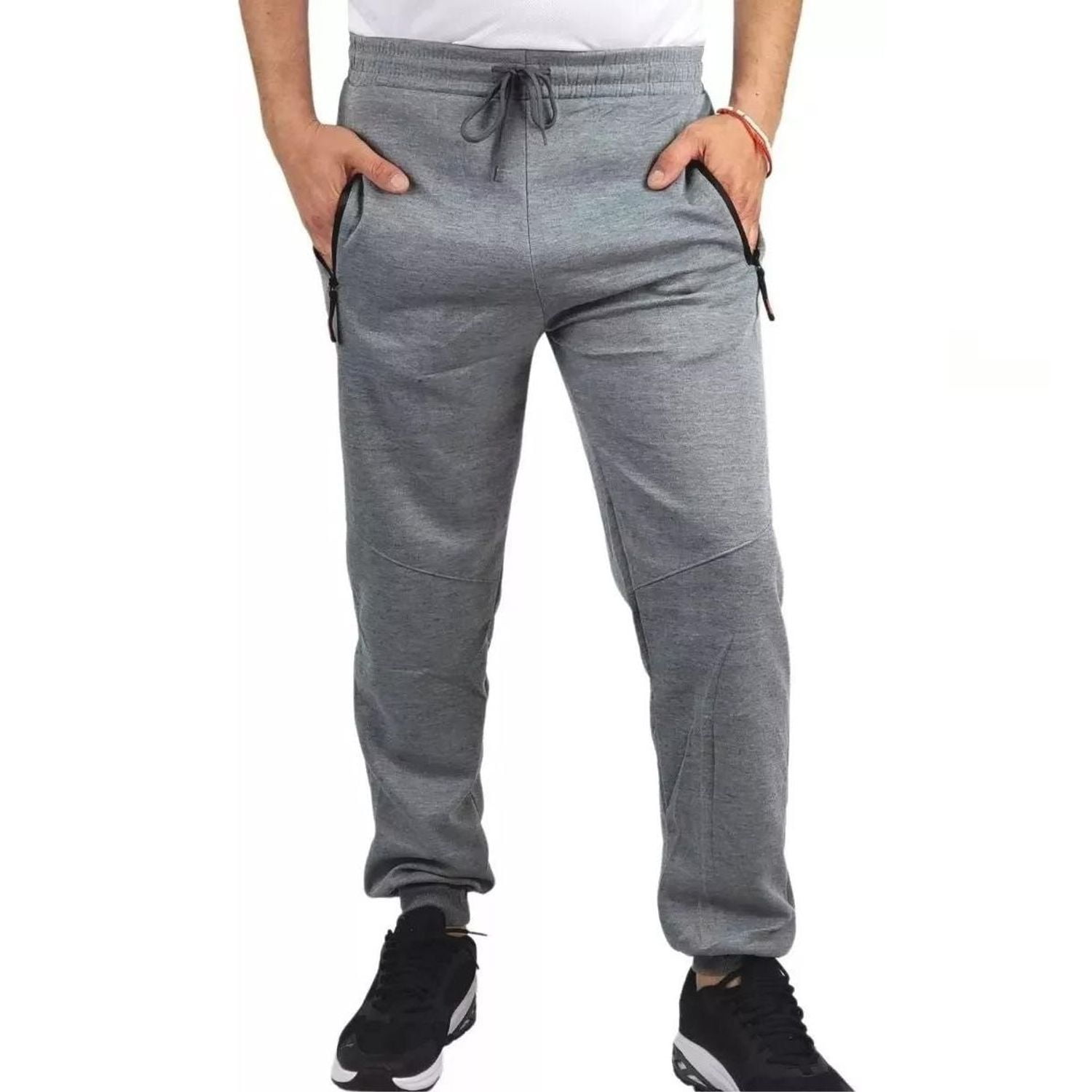 Likeshop - Pantalón Unisex Buzo Juvenil Algodón Sin Forro Polar Liso 213