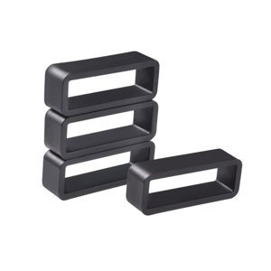 Ioensy - 4 Uds Correa De Reloj Bucles Correas De Reloj De Resina Correas De Reloj Fáciles De Usar Keeper 22Mm