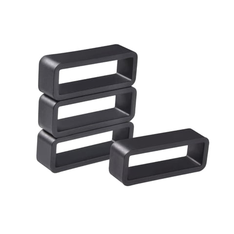 Ioensy - 4 Uds Correa De Reloj Bucles Correas De Reloj De Resina Correas De Reloj Fáciles De Usar Keeper 22Mm