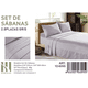 thumbnail image 1 of Set De Sabanas 2.0 Plazas 150 Hilos Color Gris 2 Funda De Almohada, 1 of 2