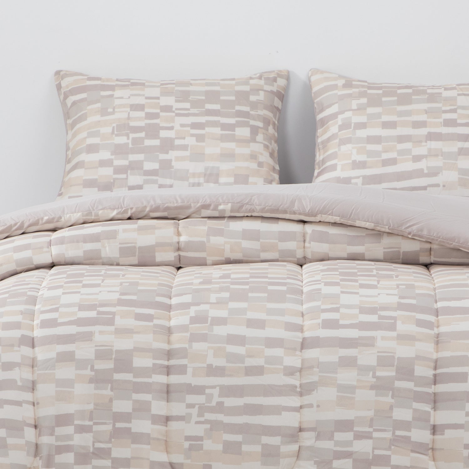 Dib - Plumon Reversible 2 Plazas Ladrillo Beige