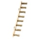 thumbnail image 1 of Puente de escalera de madera para pájaros, perca de escalera para loros y pájaros, juguetes para masticar pájaros, madera, perchas para pájaros para j 8 secciones, 1 of 5