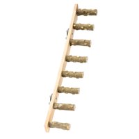 Magideal - Puente De Escalera De Madera Para Pájaros, Perca De Escalera Para Loros Y Pájaros, Juguetes Para Masticar Pájaros, Madera, Perchas Para Pájaros Para J 8 Secciones