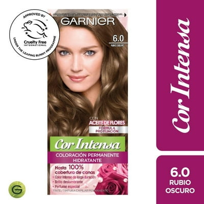 Coloración Cabello 6.0 Rubio Oscuro Cor Intensa Garnier