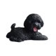 thumbnail image 3 of Figura De Perro En Miniatura, Mini Estatua De Animal Para Dormitorio, Estante, Sala De Estar, Tumbado Negro, 3 of 5