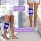 thumbnail image 4 of Knee Ice Wrap REVIX XL, paquete de hielo en gel para dolor muscular, color morado, 4 of 5