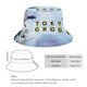 thumbnail image 2 of Ghoul de Tokio Sombrero bucket para adultos, gorra de protección solar, sombrero de pescador plegable para viajes al aire libre, pesca y actividades de verano, 2 of 6