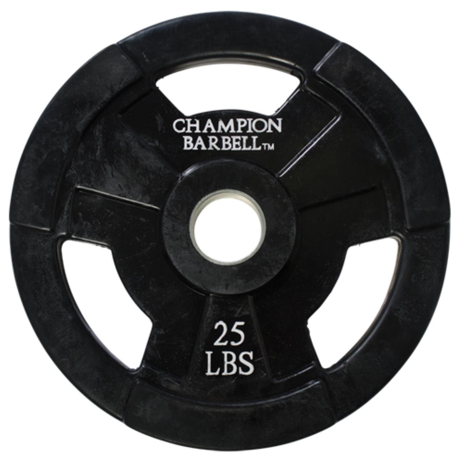 Champion Barbell - Barra De Agarre Olímpica Con Revestimiento De Goma Champion, 11,34 Kg