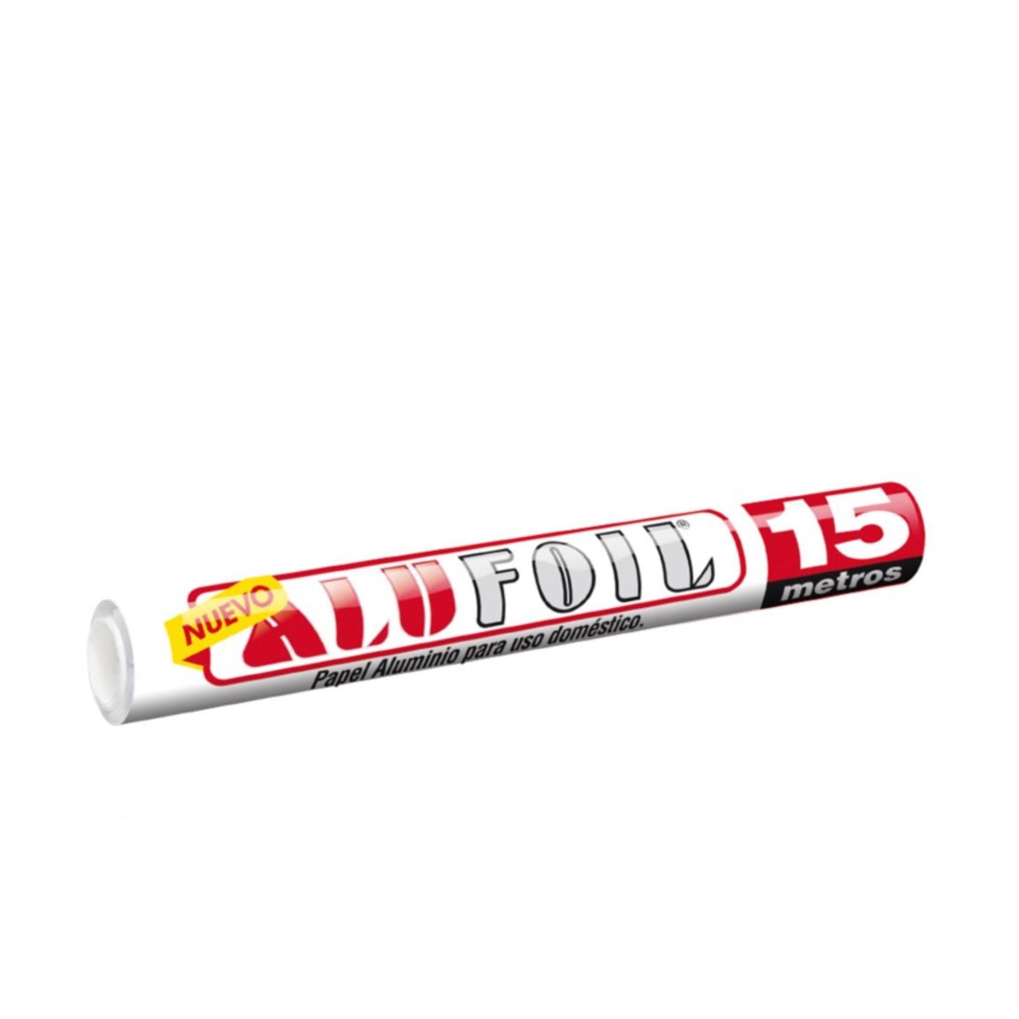 Papel Aluminio Sin Cierra 15 Metros 15 L Alufoil