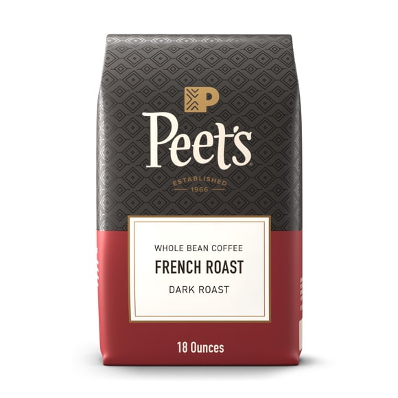 Coffee Peet's Coffee French Roast, 100% arábica, bolsa de 500 ml