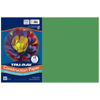 Papel De Construcción Tru-Ray 50% Reciclado 12 X 18 Cm Holiday Green
