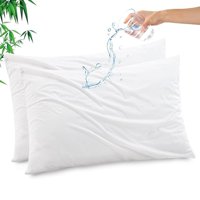 Aura Zeus - Set De 2 Fundas Para Almohadas Impermeables 50 X 90 Cm Antimanchas