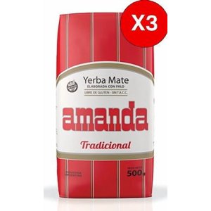 Amanda - Pack 3 Tradicional 500G C U