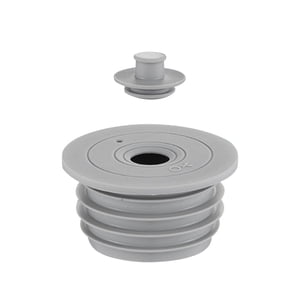 Bothyi - Sello De Desodorante Anillo De Sello Para Desagües De Lavadora Fregona De Baño Desagües De Piscina 60-65 Mm Gris