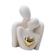 thumbnail image 3 of Figura De Pareja Abrazada Para Regalos De Boda, Estante De Compromiso, Decoración Para Sala De Estar, Color Blanco, 3 of 3