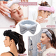 thumbnail image 5 of Diademas de belleza para mujer, extra suaves y ultraabsorbentes, cómodas para lavar el maquillaje, la ducha, el cuidado facial, el spa, banda gruesa para el cabello para niñas., 5 of 5