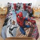 thumbnail image 2 of Spider-Man - Web Heroes 3 Piece Sets Full/Queen Size - Reversible Microfiber Quilts with 2 Shams Soft Lightweight Bedspread Coverlet Comforter for All Season Bed Sheets, 2 of 5