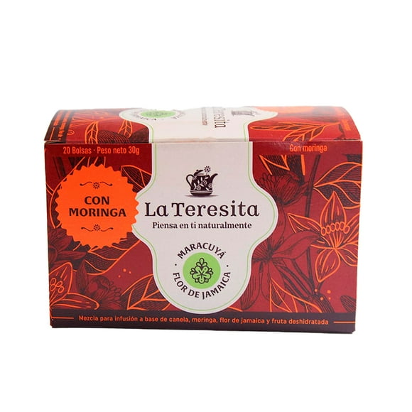 Infusión De Maracuyá Flor De Jamaica Hibiscus