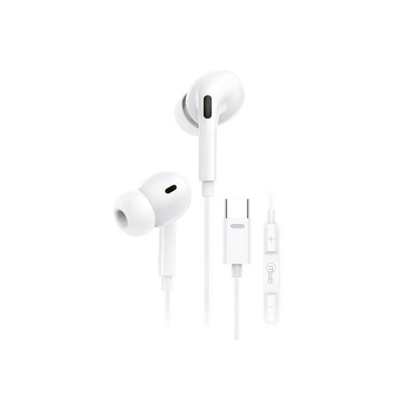 Audífonos In Ear Conector Tipo C 8977 Blanco