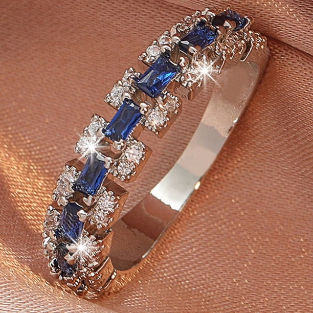 Elegant Cubic Zirconia Finger Ring for Women - Perfect for Weddings, Engagements, and Special Occasions