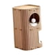 thumbnail image 4 of Casa Para Gatos, Túnel Cubierto, Condominio Para Interiores Y Exteriores, Cama Para Gatos De 2 Pisos, Cueva Para Gatos, Camello, 4 of 5