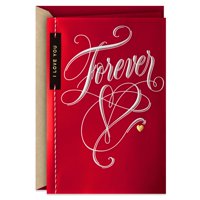 Tarjeta De San Valentín Con Letras Hallmark Forever, 15 X 21 Cm