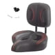 thumbnail image 2 of Asiento De Bicicleta Con Respaldo Extra Ancho Confort Cuero De PU Suave Para Hombres Y Mujeres Negro, 2 of 5