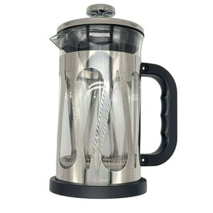 Oem - Cafetera Prensa Francesa Vidrio Metal Portatil 600Ml