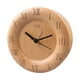 thumbnail image 1 of Reloj Despertador De Madera Simple Multiusos Reloj De Mesa Para Niños Adultos Dormitorio Estilo B, 1 of 3