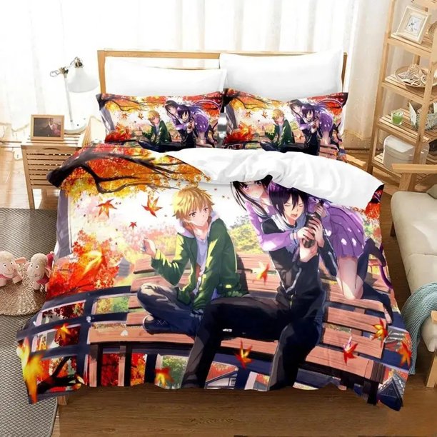 Noragami Bedding Set Duvet Cover Bed Set Quilt Cover Pillowcase Comforter Boys Adult Home Textile