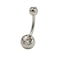Elbauldejuma - Piercing Ombligo Navel 10Mm Acero Quirurgico 316L