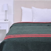 Plumetti - Frazada Termica Queen Lineas Verde