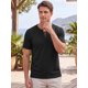 thumbnail image 4 of INSPIRE CHIC Camiseta de Hombre de Waffle de Manga Corta Ligera para Verano Talla S Negro, 4 of 5