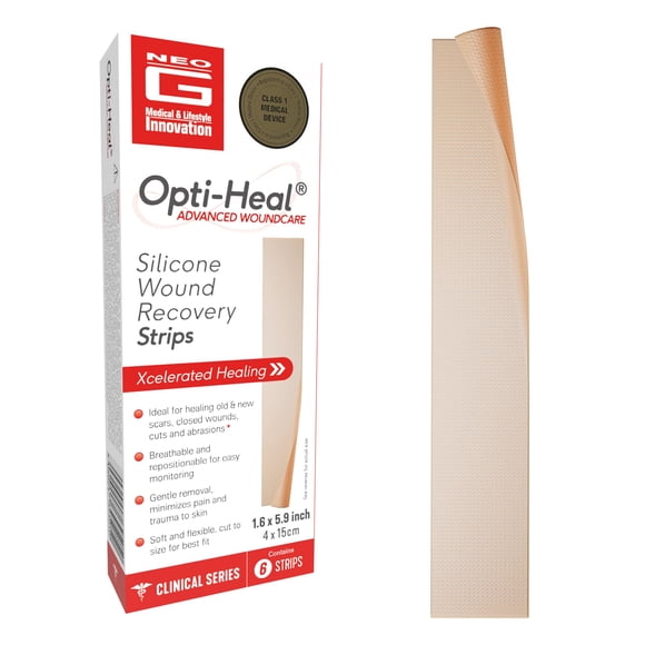 Tiras para tratamiento de cicatrices Neo G Opti-Heal Wound Recovery