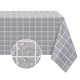 thumbnail image 1 of Mantel de Vinilo a Cuadros Romanstile 137x198 cm Gris, 1 of 7