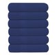 thumbnail image 1 of Juego de 6 toallas KAHAF COLLECTION 69 × 137 cm Azul Marino Algodón, 1 of 6