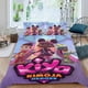 thumbnail image 2 of Kiya y los Héroes Kimoja Conjunto de sábanas temático, trío de piezas, cómodo y amigable con la piel, diseño único, regalo de decoración para el hogar para familiares, amigos y fans,173cm *218cm, 2 of 6