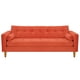 thumbnail image 1 of Sofa Retro 3cg Felpa 04 Naranja, 1 of 6