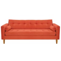 Bodevir - Sofa Retro 3Cg Felpa 04 Naranja
