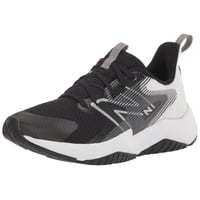 Zapatillas New Balance Rave Run V2 Para Niños Con Cordones, Color Negro Y Blanco