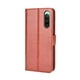 thumbnail image 1 of Funda tipo libro para Sony Xperia 10 V, cartera todo‑en‑uno, funda multifuncional con tarjetero y correa de muñeca desmontable, 1 of 4