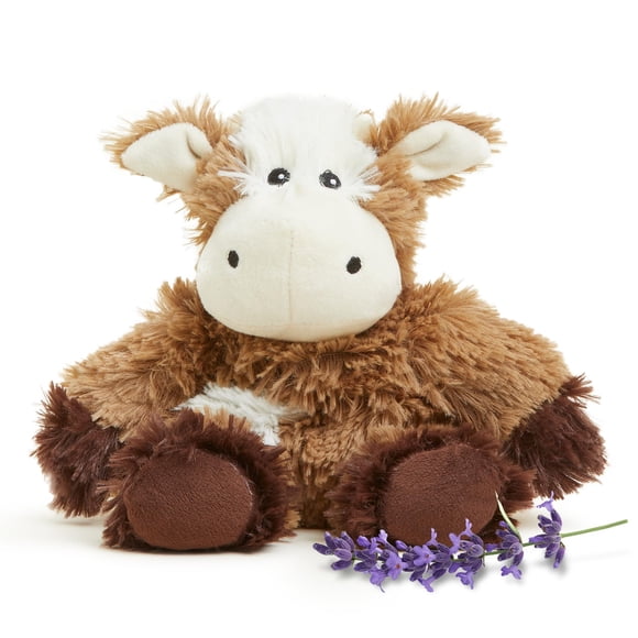 Animal de peluche Warmies Junior, vaca apta para microondas con peso