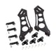 thumbnail image 1 of 2 piezas de soportes de montaje de patas de alerón genérico para alerón trasero de coche, accesorio portátil de alto rendimiento de primera calidad, r, 1 of 5