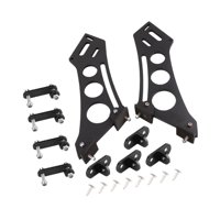 Magideal - 2 Piezas De Soportes De Montaje De Patas De Alerón Genérico Para Alerón Trasero De Coche, Accesorio Portátil De Alto Rendimiento De Primera Calidad, R