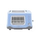 thumbnail image 1 of Tostadora RISE BY DASH Clear View de 2 rebanadas, azul, 1 of 9