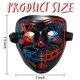 thumbnail image 3 of Máscara LED y guantes para disfraz de cosplay de Halloween JOYIN, 3 of 7